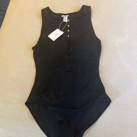 Andie Malibu Black Classic One-Piece, Size large - Picture 4 of 7